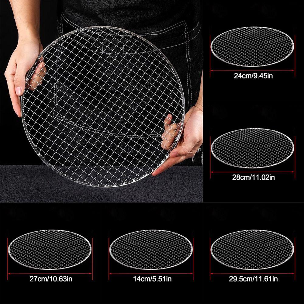 Round Grill Racks Iron Roast Grate New BBQ Roasting Rack