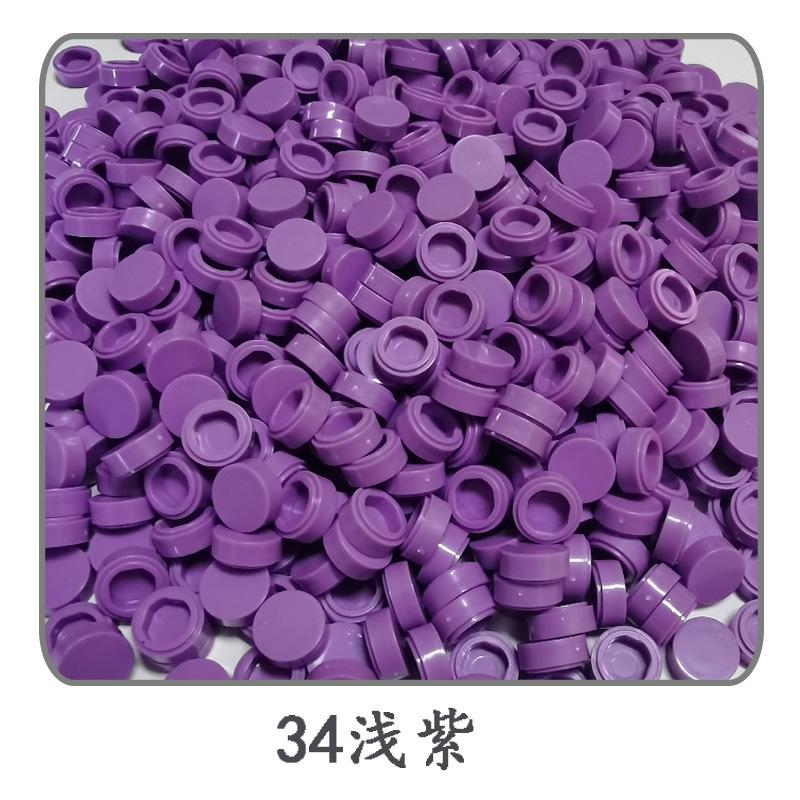 1000 шт./лот Плитка 1x1 Круглая 98138 Специальный Кирпичик MOC Строительный Блок Мелкие Частицы Кирпичики Детали Совместимые с 98138 LOGO Игрушки