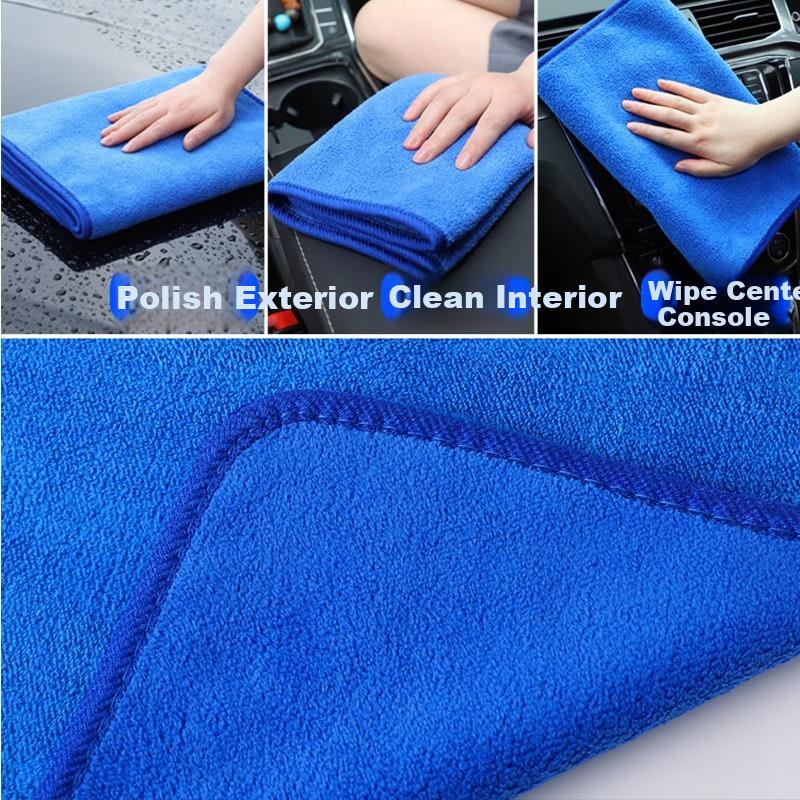 Yagao Cleaning Cloths, 30*30CM, Pack of 5, Kitchen And Household Wipes, Dishwashing Towels, Car Washing Cloths, Thickened