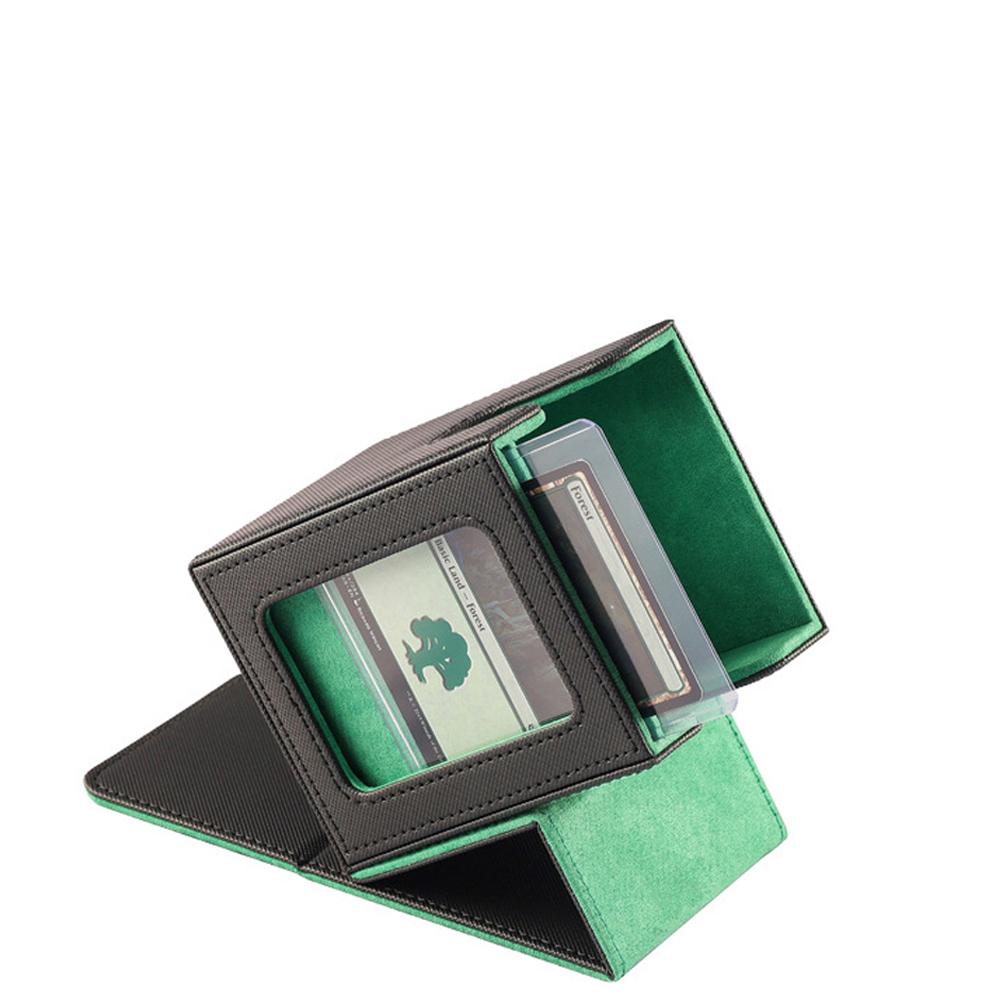 Коробка для хранения колоды карт из коллекции игр, органайзер для карт из ПУ кожи для MTG TCG, держатель колоды на 100+ карт, прочный коллекционный кейс