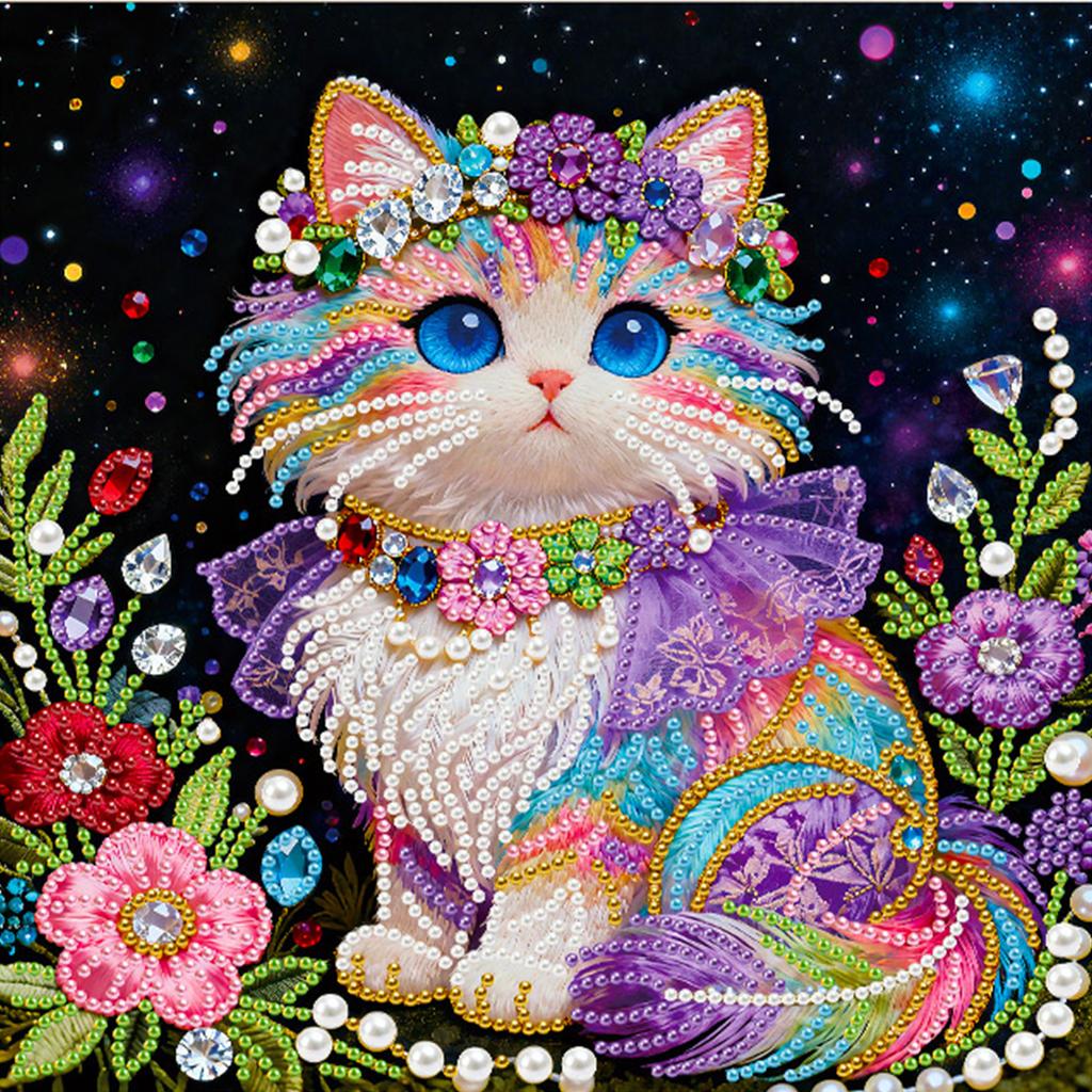 Картина «Алмазная мозаика с жемчугом» 25x25 см, сделай сам, для декора стены дома, с рамкой