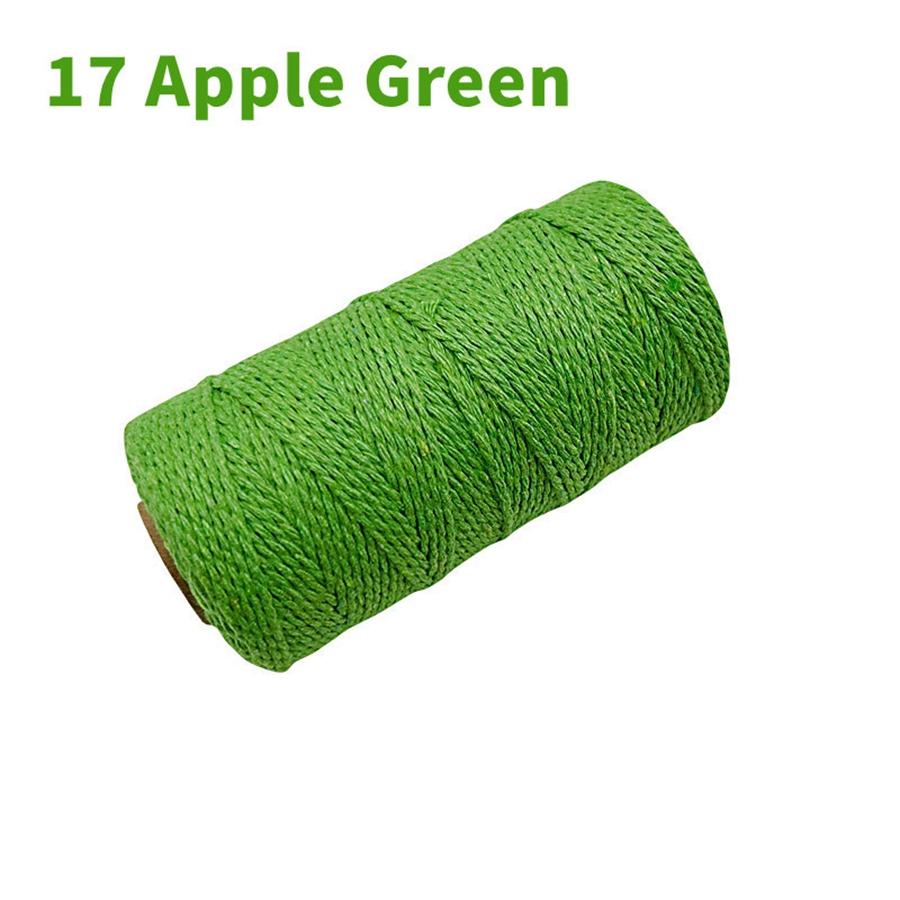 100 м/рулон 2 мм цветной хлопковый шнур макраме рождественский ручной работы плетеный канат гобелен ремесла свадебная лента DIY шнур домашний декор