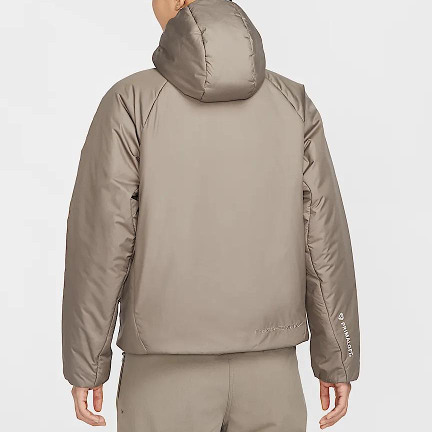 Nike Therma-Fit ACG Rope De Dope Series Модная теплая куртка с длинным рукавом и рукавом реглан Женские куртки Mink-Brown Summit-White FV7336-233
