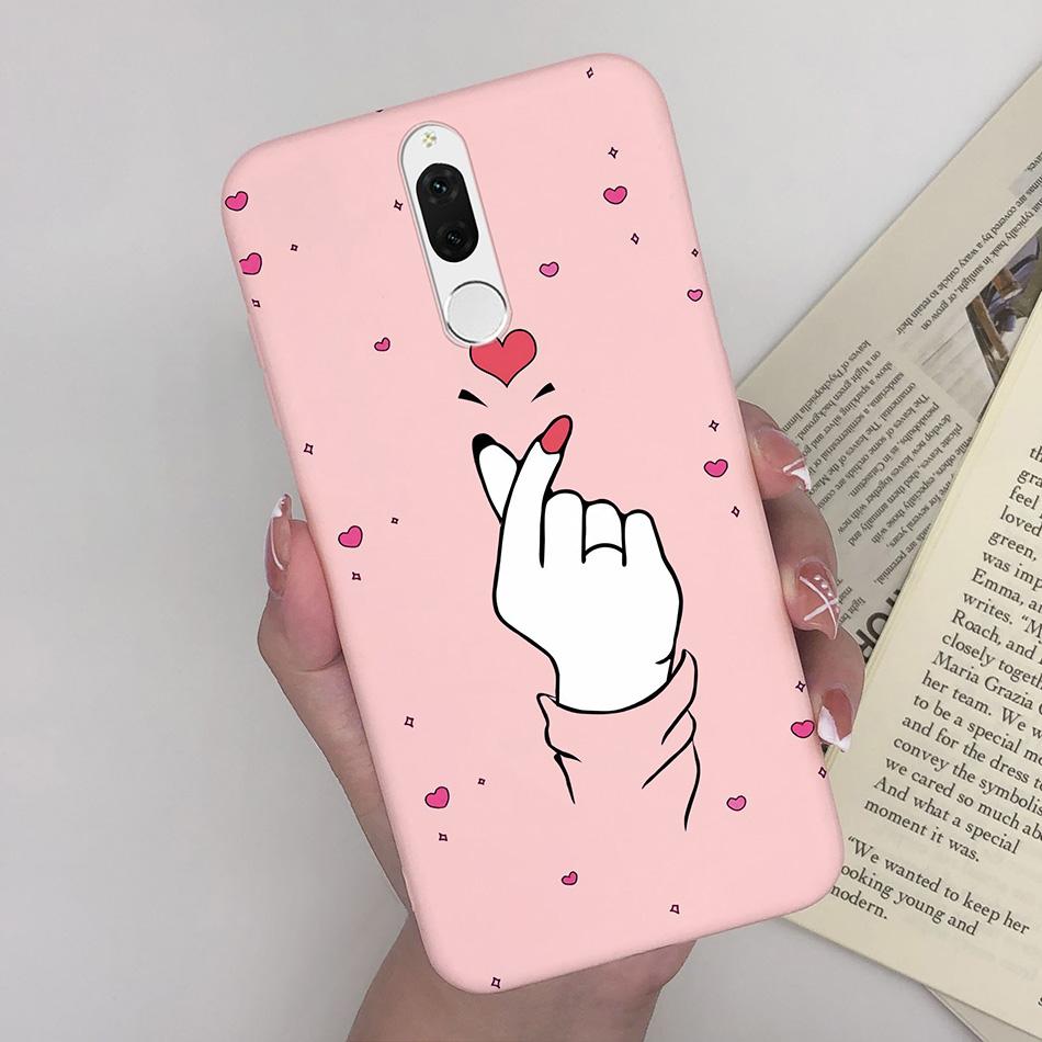 Чехол для Huawei Nova 2i Милый Конфетный Матовый Мягкий Силиконовый Чехол Для Huawei Mate 10 Lite RNE-L21 RNE-L22 L23 Nova2i Чехлы Для Телефона Capa