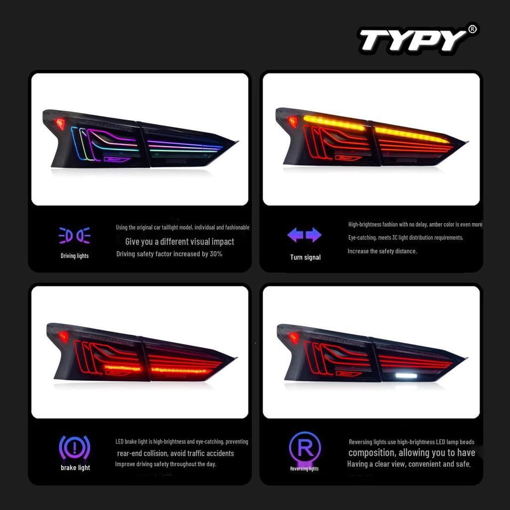 CSL RGB Дневные ходовые огни и последовательные указатели поворота для задних фонарей Nissan Altima 2019-2025