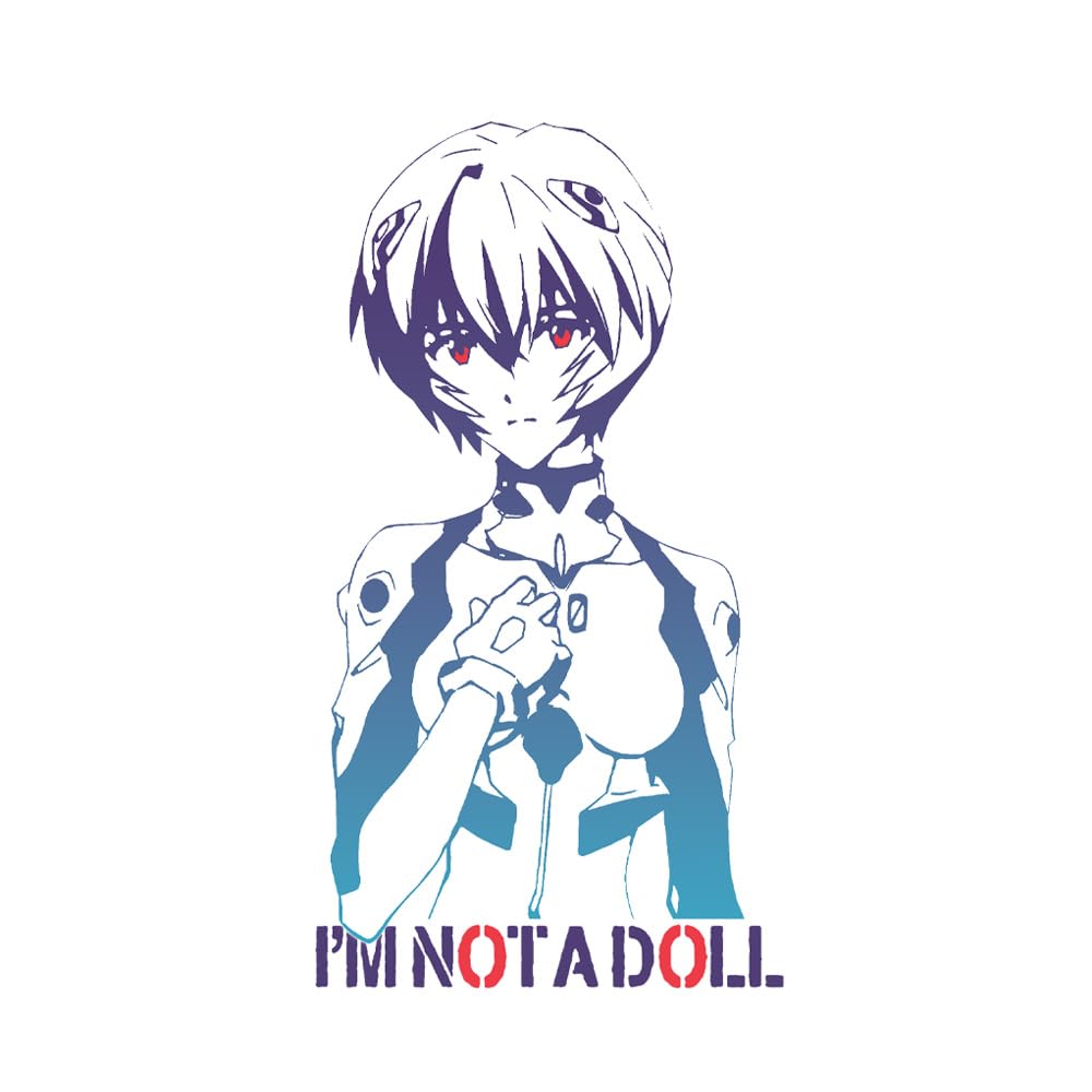 COSPA EVANGELION Rei Ayanami Gradient WHITE Size M [Official] T-Shirt