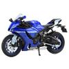1:12 Scale R1 V-REX Toy Car Model Alloy Diecast Sound Light Shock Absorption Motorcycle Models Toys for Children Collection