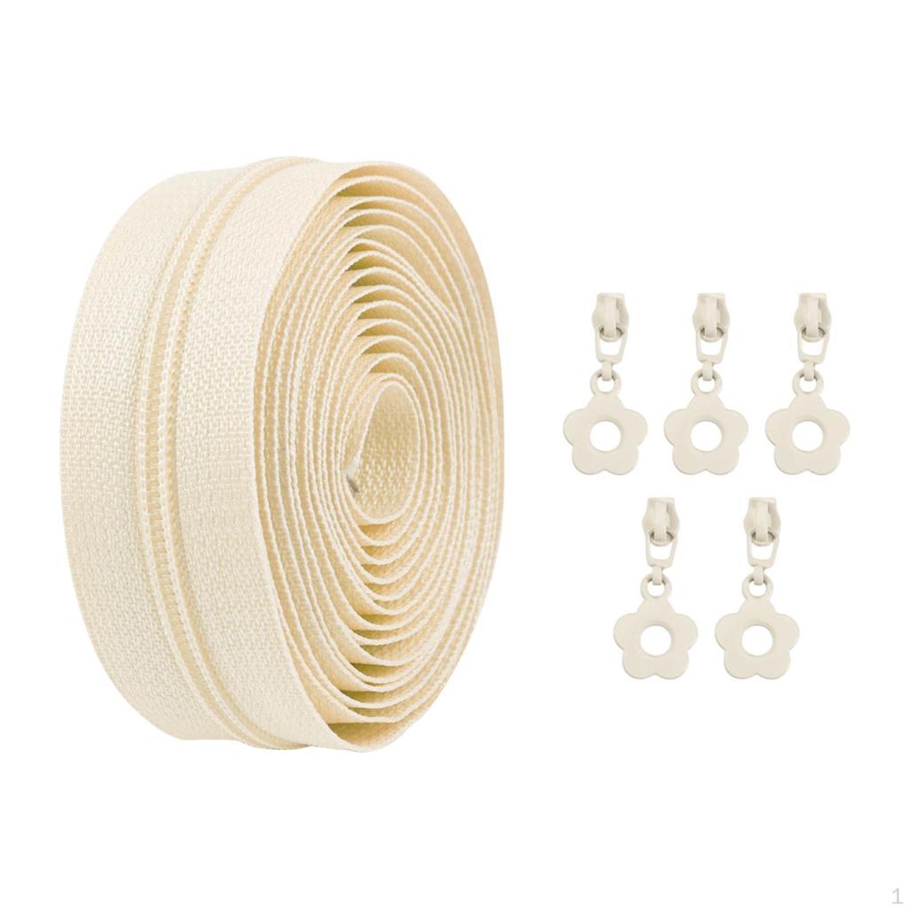 Coil Zippers Nylon Chain with Replacement Parts for Garment Making