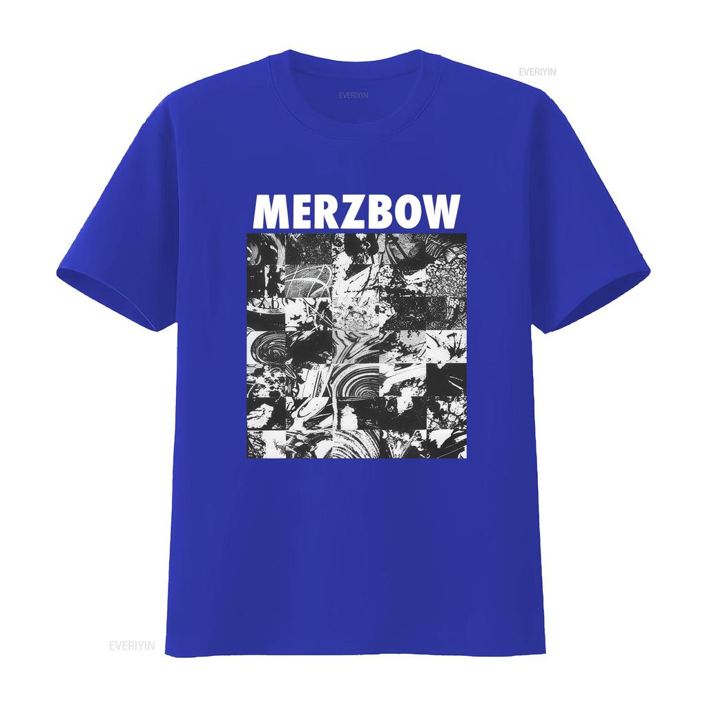 Merzbow Музыкальная Группа Рок-н-ролл Панк Футболка винтажная Стиранная Слегка дышащая Мягкая дизайнерская одежда Удобная Унисекс