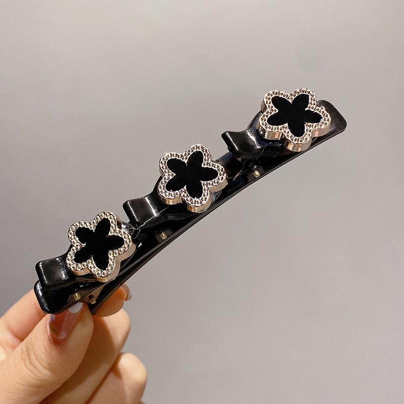 Осенне-зимняя заколка для волос «Кофе»: Женские бесшовные клипсы-уточки, BB и для челки