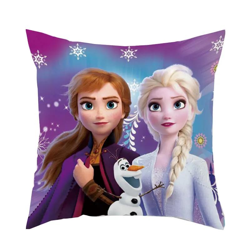 Disney Холодное Сердце Эльза Наволочка Чехол на Подушку Детская Малышка Пара Наволочка Декоративные Подушки Чехол 40x40 45x45см