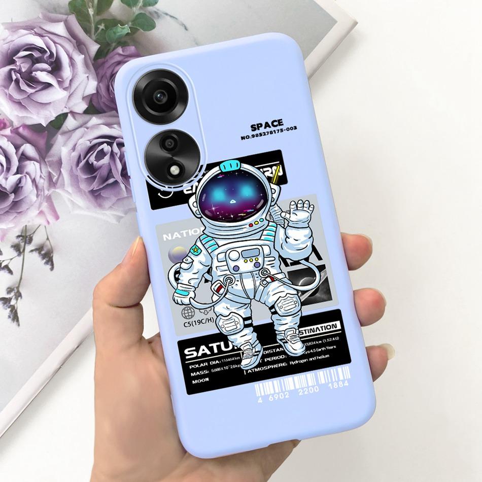 For OPPO A78 Case Oppo A78 4G CPH2565 Cute Fashion Candy Color Soft Silicone TPU Phone Back Cover For OppoA78 A 78 4G 2023