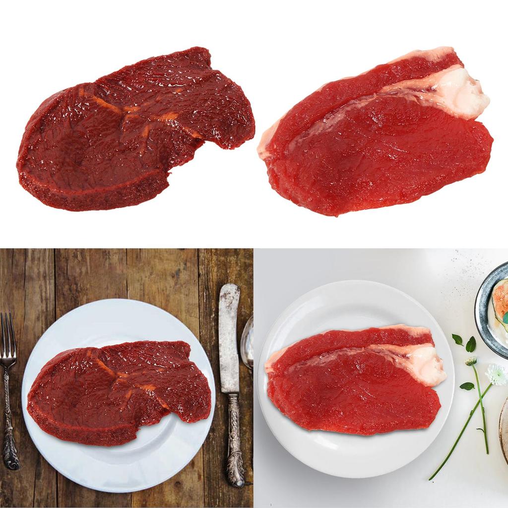 Realistic Simulation Meat Lifelike Fake Artificial Meat Meat Model for Hotel party Display Photography Props