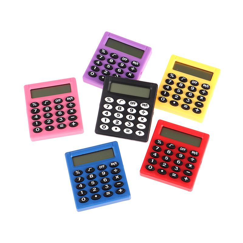 Personalized Mini Candy Color School Office Electronics Creative Calculator Pocket Boutique Stationery Small Square Calculator