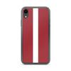 Чехол для телефона – Флаг Латвии – Совместим с iPhone XR – Мягкий чехол – Прочный и ударопрочный - Силикон - Pixelforma