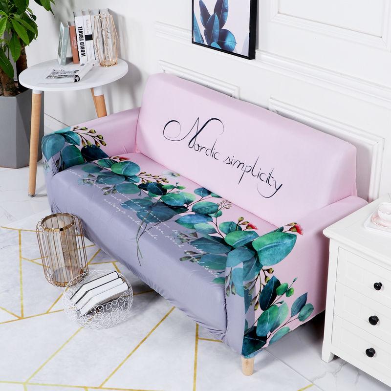 Чехлы для диванов с цветочным принтом в Европе, универсальные эластичные чехлы для диванов в гостиную на 1/2/3/4 места