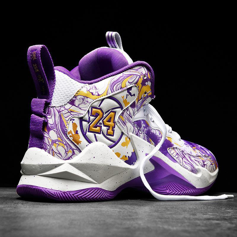 Summer New Mesh Basketball Shoes Men and Women Couple Students Older Children Sports Shoes Actual Combat Shoes Basketball Shoes Boots