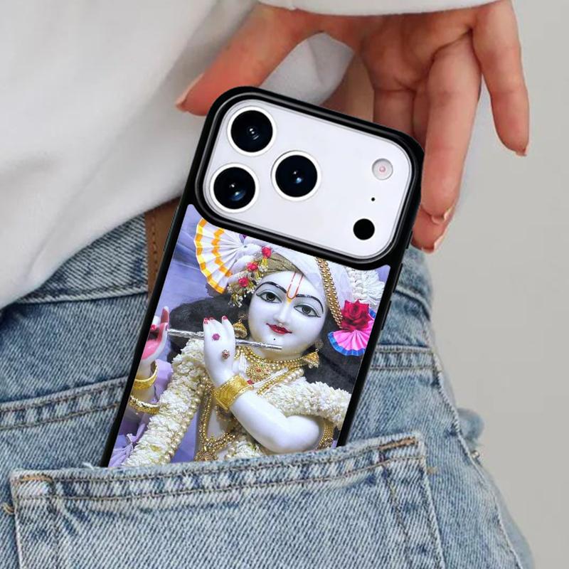 Чехол для телефона Lord Krishna Radha для iPhone 17ProMax 12 13 14 15 16e 17 Pro Max Plus Air Cover