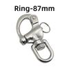 316 Stainless Steel Swivel Shackle Quick Release Boat Anchor Chain Eye Shackle Swivel Snap Hook For Marine Architectural