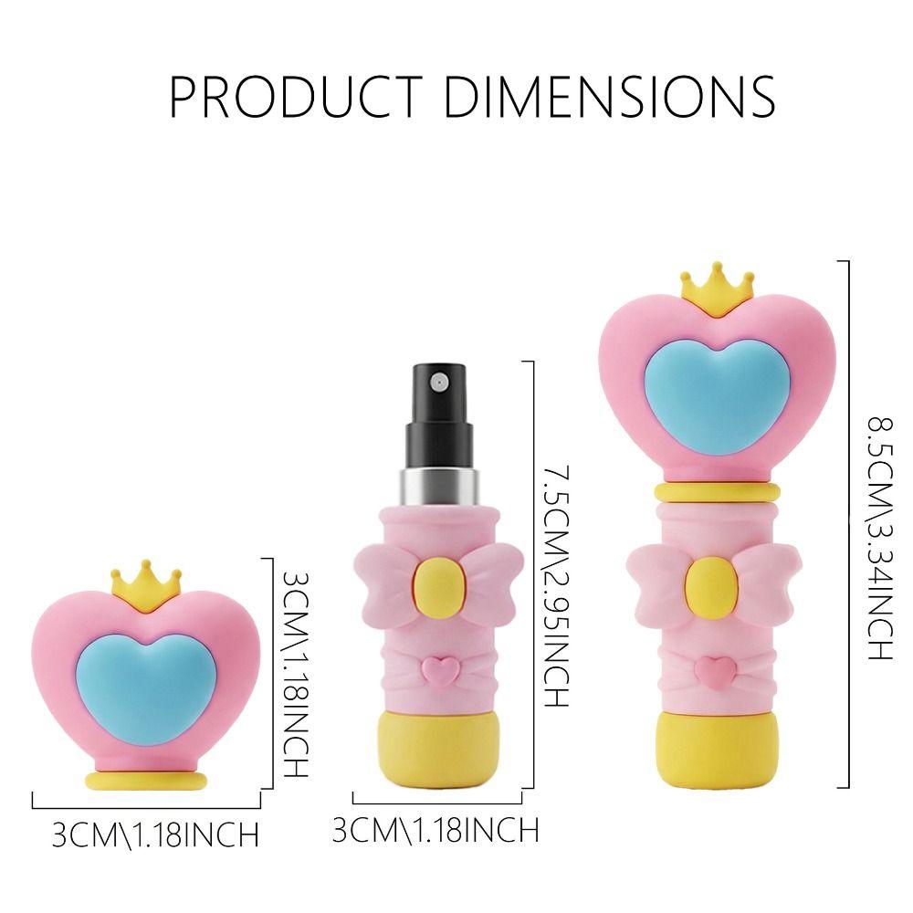 Fairy Wand Perfume Bottle Empty Perfume Atomizer Bottle Portable Cosmetic Container Travel