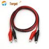 1m Red & Black Double-Headed Alligator Clip Test Leads with 4 Clips (2-to-2 Configuration)