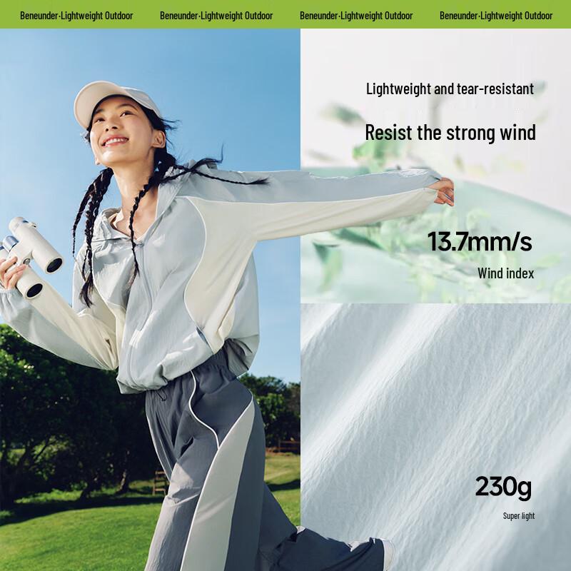 Beneunder Women's Sun Protection Windproof Jacket