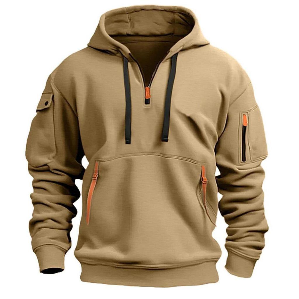 Men's European-American Spring/Autumn Fashion Sports Hoodie Jacket