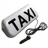 Lampa Taxi Led Biała Z Napisem Kogut Na Magnes Wtyczka Zapalniczki