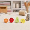 40pcs Creative Mango Buttons Peach Orange Buttons Fashionable Colored Fruits Buttons  Clothing Coat