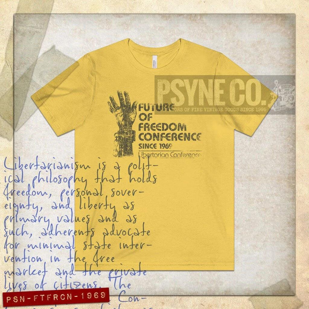 Future of Freedom Conference 1969 Vintage Men's T shirt