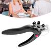 Adjustable Acrylic Nail Clippers with Sizer Professional Salon Stainless Steel Nail Tips Cutter Trimmer Black