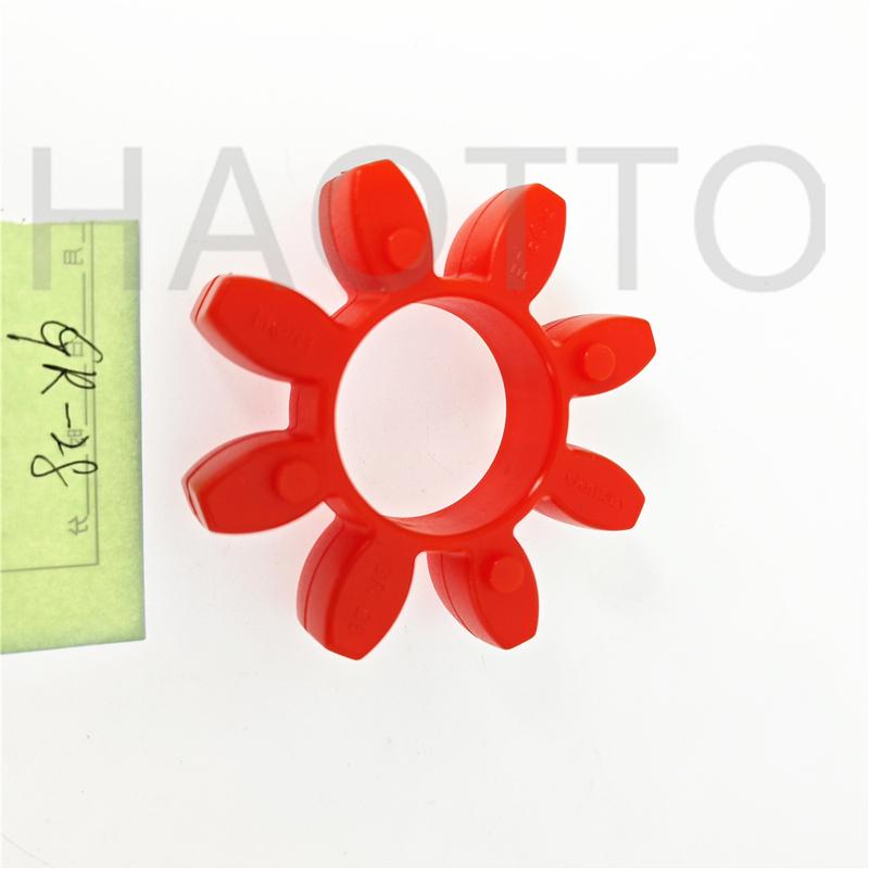 8pcs Polyurethane coupling buffer pad GR10-180 rubber elastic shock absorber block hollow star shaped plum blossom pad hexagonal
