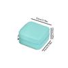1PC Women's Travel Jewelry Box Jewelry Suitcase Ring Necklace Canvas Storage Box