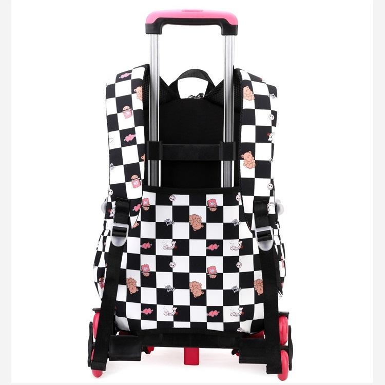 Школьная сумка, студенческий рюкзак на роликах, 6 колес (31*16*46СМ)ZRY5156