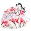 Women Fashion Square Vintage Print Satin Neckerchief Sun-Proof Scarf Scarves Shawl High Quality 1PC 90*90cm