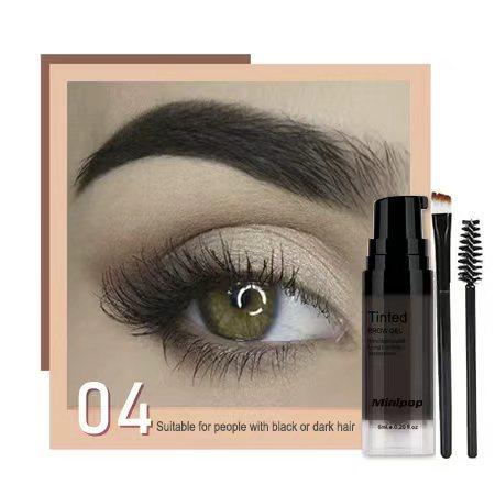 Подкрашивающая тушь для бровей EYEBROW 24 часа Водостойкий Гель для бровей с эффектом объема