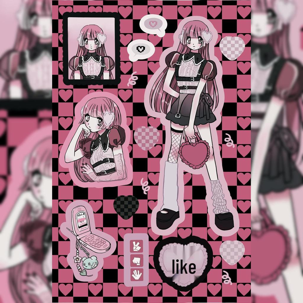 Корейские наклейки с персонажем Доми для блокнотов и DIY чехлов для телефонов