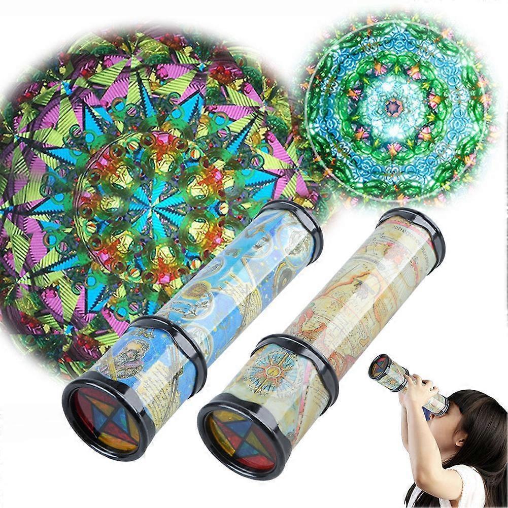 Cross-Border Children's Educational Science Toy Magical Deformable Cartoon Rotating Kaleidoscope DIY Gift Craft Toy