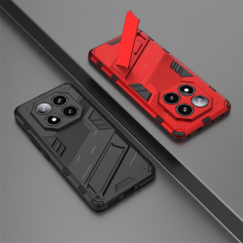Phone Holder Case For Redmi Note 14 Pro Case Anti-knock Armor Back Cover For Redmi Note 14 Pro 5G Case For Redmi Note14 Pro Plus