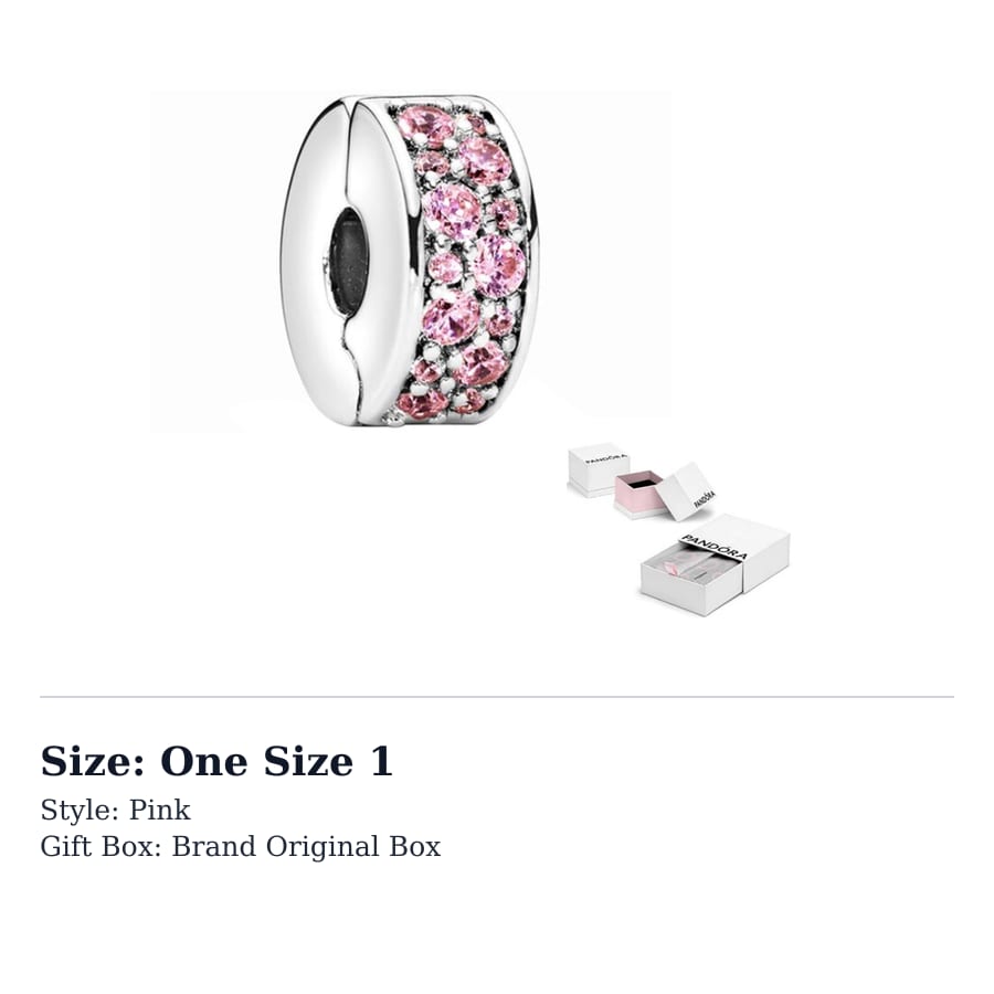 Pandora Клипсы Женские 791817PCZ