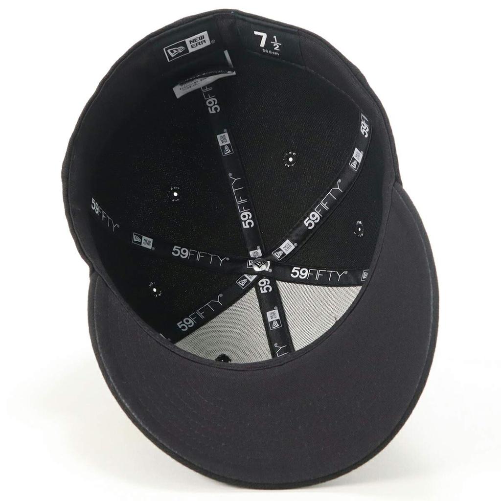 Крышка 59FIFTY Plain 7 PC5950 BASIC BLK BLK 23J [New Era] Черный/Черный 7/8