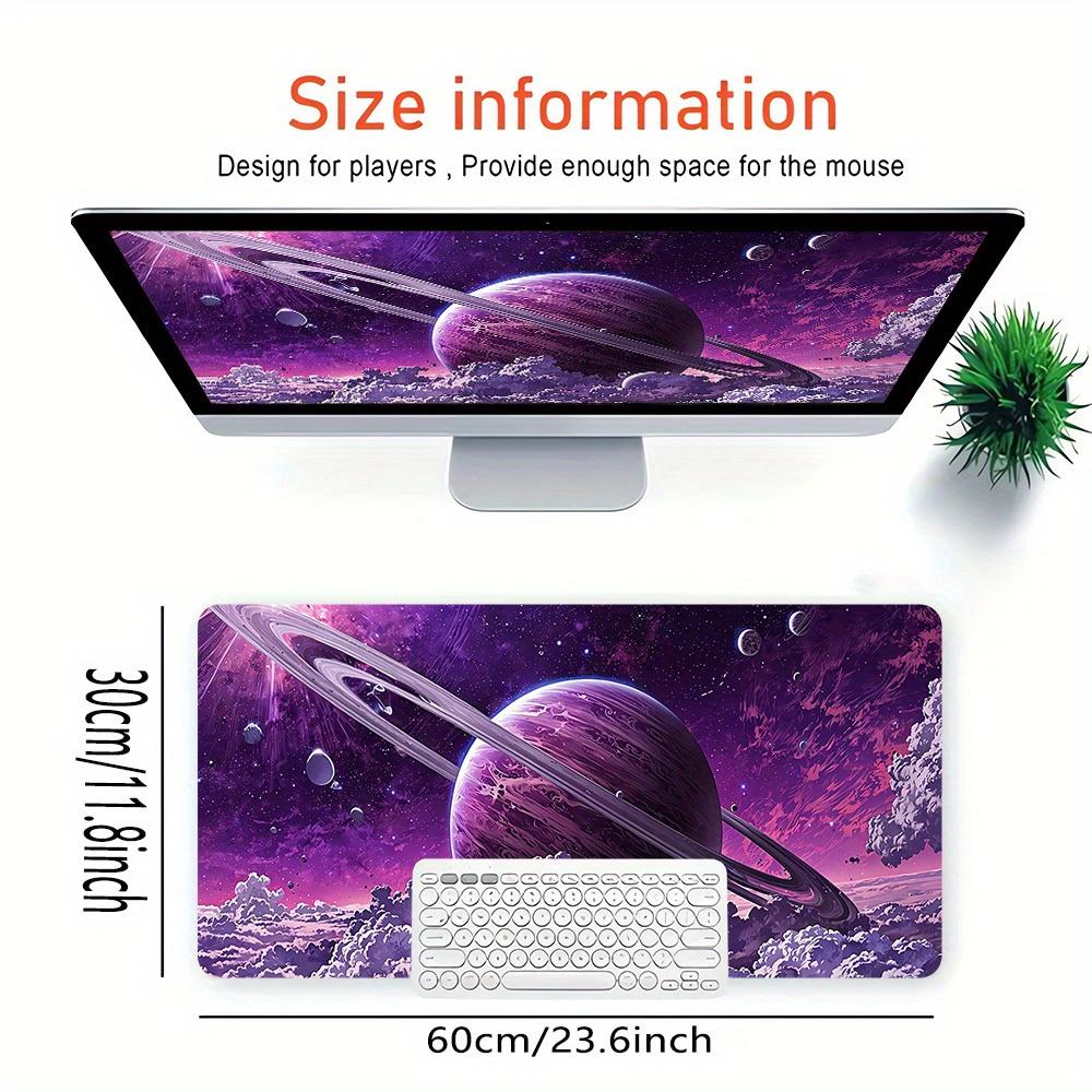 Large Multi-Size Non-Slip Rubber Base Cosmic, Nebula, Planetary Mouse Pad, Stitched Edges Keyboard Desk Mat for School, Office, Home, Gift f