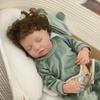 48cm Full Body Silicone Vinyl Doll Painted Baby Doll With Rooted Hair For Kid's Christmas Gift Muñecas Reborn