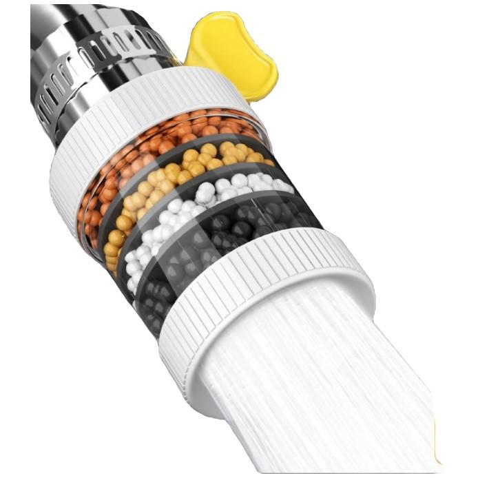 Брызгозащитный кухонный смеситель Очиститель воды и излив с фильтром