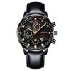 Fashion Calendar Business Men's Watch Men's Watch Six-Pin Belt Quartz Watch