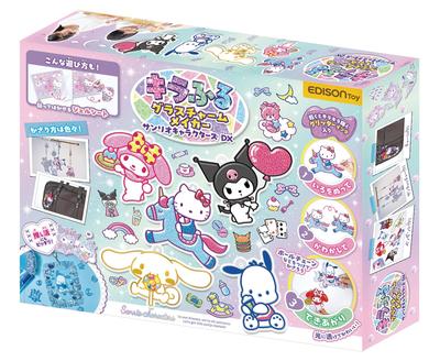 EDISON TOY Создатель стеклянных брелоков, KiraFuru Персонажи Sanrio DX, KJT120640, Игрушка для детей от 6 лет