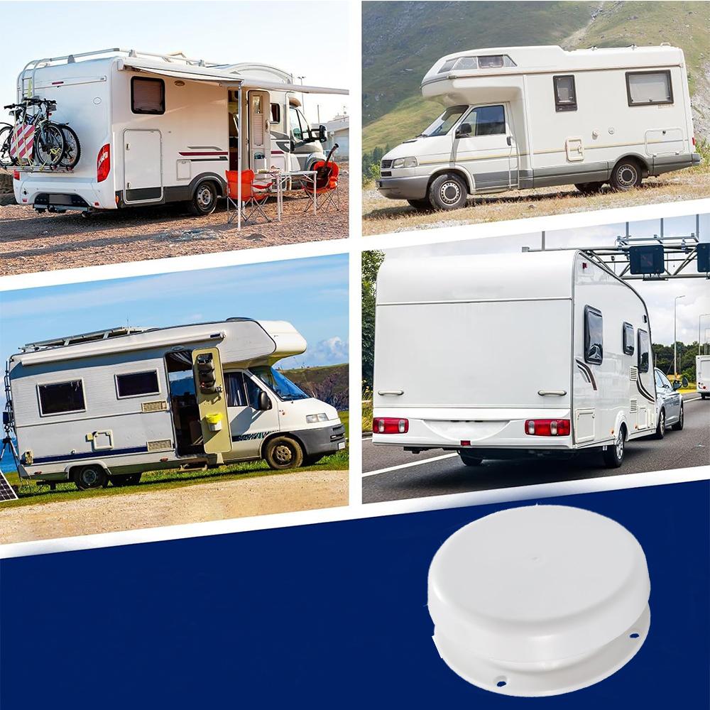 Колпак вентиляционного люка на крышу автодома в форме гриба, белый