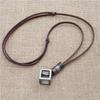 Zinc Zinc Alloy Simple Clavicle Chain Ins Style Necklace Fashion Jewelry Men Leather Necklace Sweater Chain