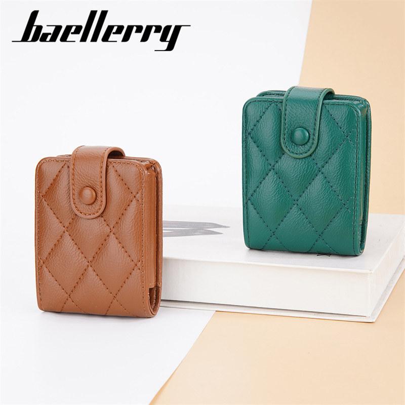 Baellerry Женский модный кошелек для монет, классический дизайн, мини-кошелек с зеркалом для макияжа GZW