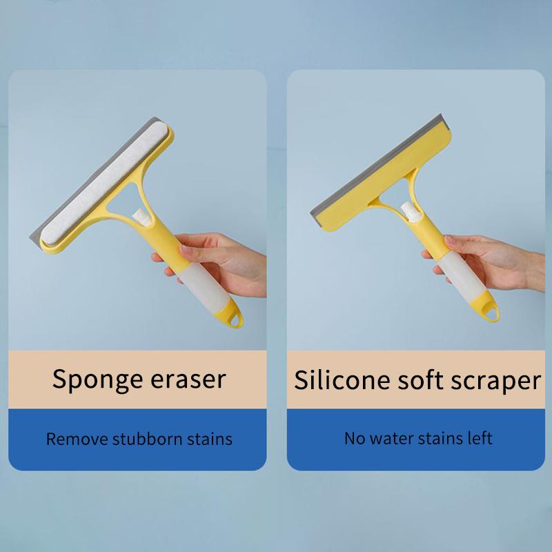 Очистка стекла 3 в 1 с помощью распылителя, протирание экрана для душа, инструмент для чистки окон, многоцелевой очиститель для дверей автомобиля, лобового стекла